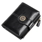 Short Zipper Wallet for Women, Functional and Stylish