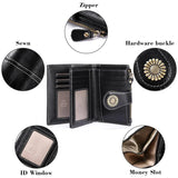 Short Zipper Wallet for Women, Functional and Stylish