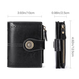 Short Zipper Wallet for Women, Functional and Stylish