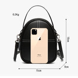 Women's Leather Shell Casual Messenger Bag