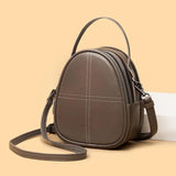 Women's Leather Shell Casual Messenger Bag