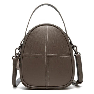 Women's Leather Shell Casual Messenger Bag