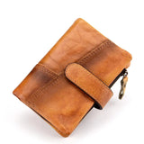 RFID Short Wallet Bifold Purse Vintage Style Wallets