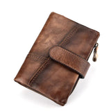 RFID Short Wallet Bifold Purse Vintage Style Wallets