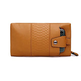Soft Leather Zipper Long Handbag Women Wallet