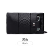 Soft Leather Zipper Long Handbag Women Wallet