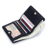 Women's Bifold Leather Wallet Slim Small Purse Money Bag
