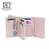 Women Diamond Plaid Pu Student Wallet Triple Clutch Bag Hot clutch purse