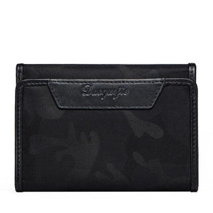 WM81 Women Patchwork Short Wallets Vintage Purse Money Bag