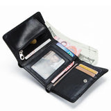 WM81 Women Patchwork Short Wallets Vintage Purse Money Bag