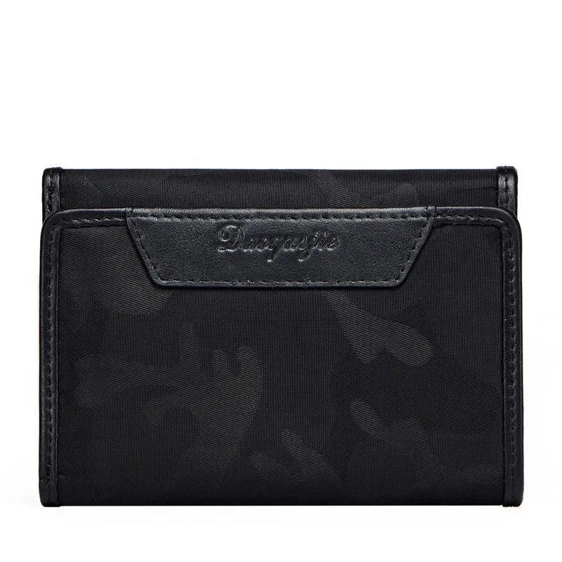 WM81 Women Patchwork Short Wallets Vintage Purse Money Bag