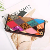 Women's Crocodile Leather Wallet, Large Capacity Clutch Zip