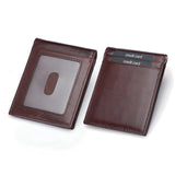 Men's Leather Wallet Slim Dollar Purse