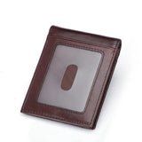 Men's Leather Wallet Slim Dollar Purse