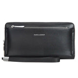 Men's Zipper Clutch Wallet Large Capacity Mobile Phone Bag