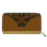 Cumagical Arrival Polynesian Print Small Wallet Women Money Bag Purse