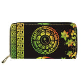 Hawaii Flower Polynesian Tribal Pattern Women's Wallet