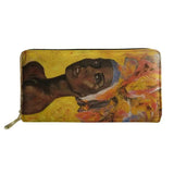 African American Girl Long Wallet Purse Handbag