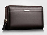 Men's Long PU Leather Wallet Clutch Purse