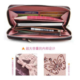 Women Lady Wallets PU Leather Vintage Long Wallets Purse Hand Bag