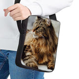 Lovely Cat Pattern Print School Children School Bag Casual Travel Bags