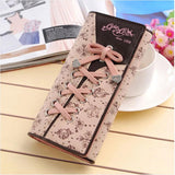 Women Wallets Locking Buckle Purses Messenger Bags A035