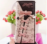 Women Wallets Locking Buckle Purses Messenger Bags A035