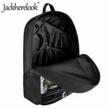 Jackherelook Racing Car Print Kids Backpack