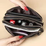 Vintage Floral Clutch Purses Leather Zipper Wallet High Capacity Wristlet