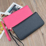 Female Purse PU Leather RFID Ladies Wallet Zipper Holder