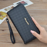 Female Purse PU Leather RFID Ladies Wallet Zipper Holder