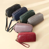 Snake Skin Clutch Purse High Capacity Wallet