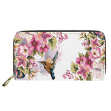 Dream Catcher Bird Print Long Wallet Girls Zipper Clutch Cartras