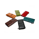 Vintage Women RFID Wallet Leather Long Purse Ladies Clutch Wallet
