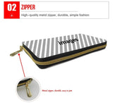 Boston Terrier Dog Print Wallet for Women Girls Zipper Clutch Purse