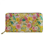 Vintage Wallet Paprika Floral PU Leather Coin Purse Women