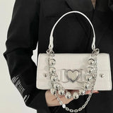 Crocodile Pattern Women Shoulder Bag Clutch Purse Handbag