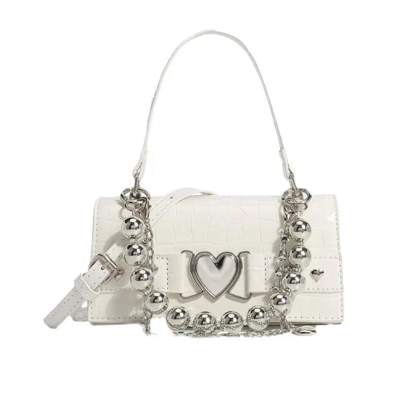 Crocodile Pattern Women Shoulder Bag Clutch Purse Handbag