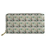 Patchwork Tropical Safari Print Travel Wallet for Women
