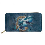 Golden Retriever Labrador Dogs Painting Women Long Wallets