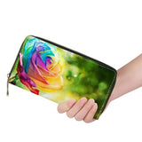 Pug Dog Print Zipper Travel Purse Woman Long Money Storage Bags