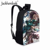 Nezuko Rengoku School Backpack for Boys and Girls