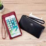 Leather Women Wallets Multifunction Long Zipper Purse