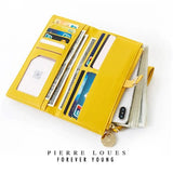 PU Leather Zipper Wallet Women's Long Purse Clutch Hand bag