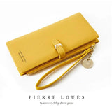 PU Leather Zipper Wallet Women's Long Purse Clutch Hand bag