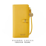 PU Leather Zipper Wallet Women's Long Purse Clutch Hand bag