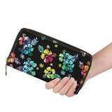 Polynesian Tribal Hawaii Print Zipper Women's Wallet