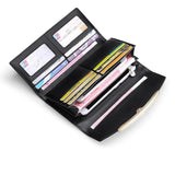 Patent Leather Women's Wallet Clutch Long Hasp