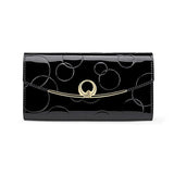 Leather Women Wallet Diamond Hasp Wallet