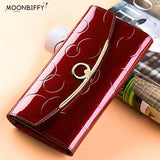 Leather Women Wallet Diamond Hasp Wallet